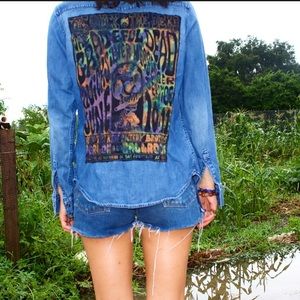 ⚡️Grateful Dead Jean Shirt⚡️